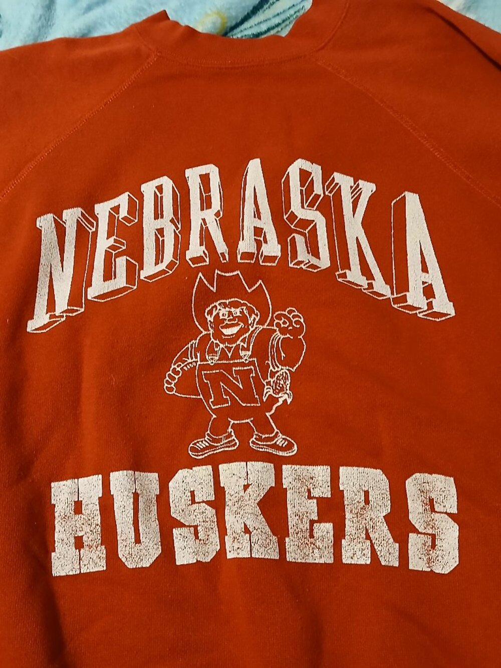 Vintage X-Large Retro "Herbie Husker" Mascot Nebraska Cornhuskers Sweatshirt